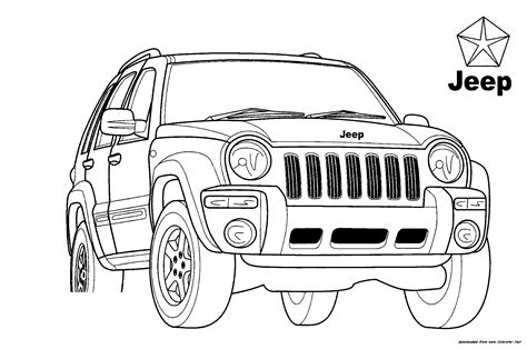 jeep pictures to color