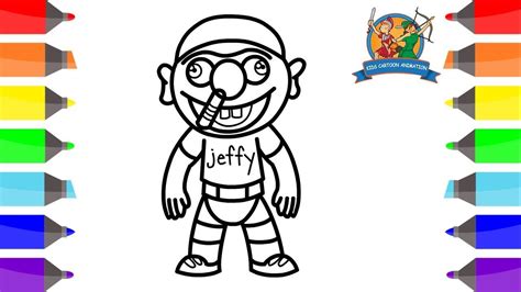 jeffy coloring pages
