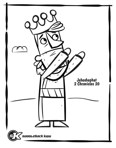 jehoshaphat coloring pages