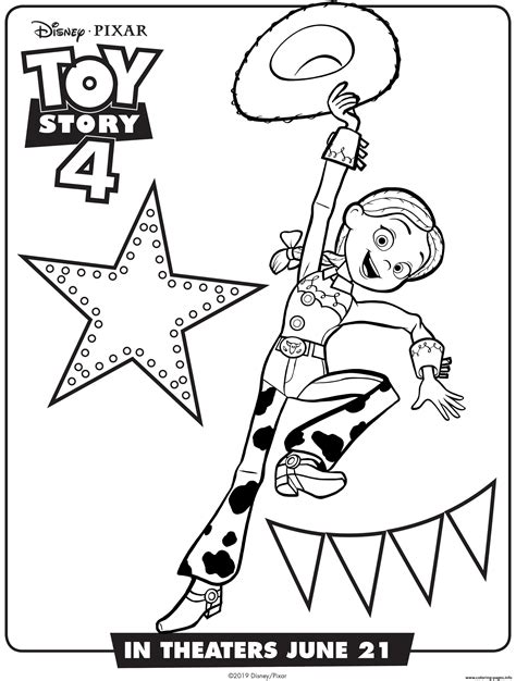 jessie toy story coloring pages