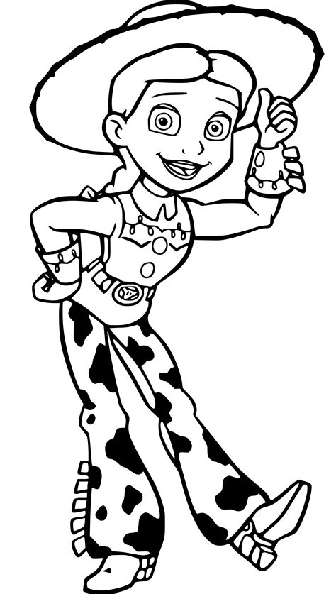 jessie toy story coloring pages