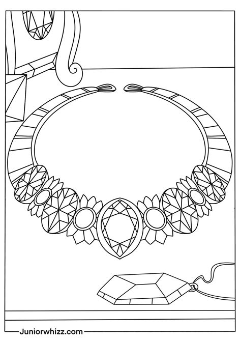 jewels coloring pages