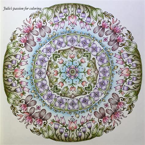 johanna basford world of flowers colored pages