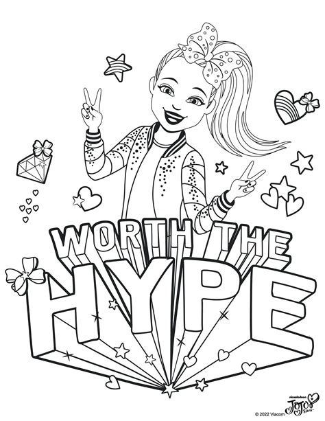 jojo siwa coloring sheets