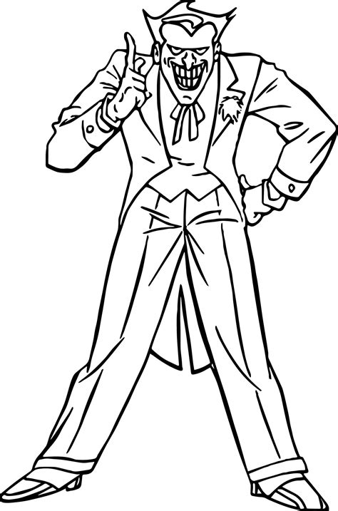 joker coloring pages printable