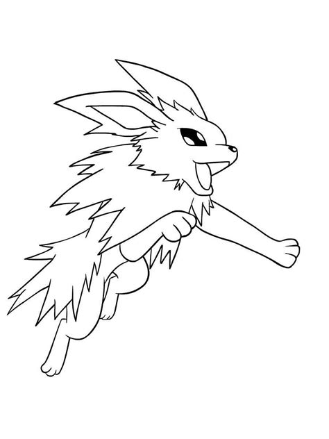 jolteon coloring