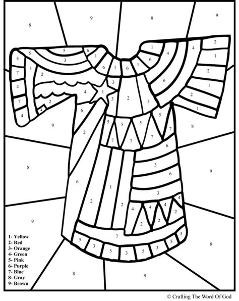 joseph and the amazing technicolor dreamcoat coloring pages
