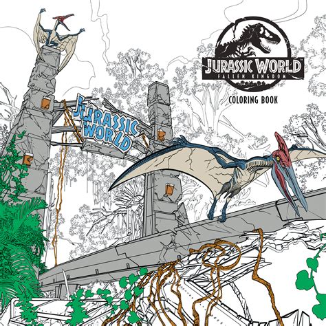 jurassic world fallen kingdom coloring pages