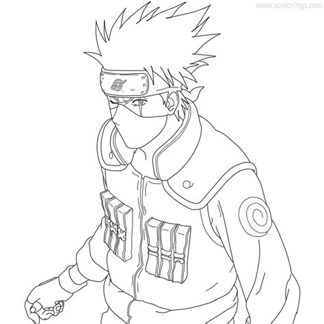 kakashi hatake coloring pages