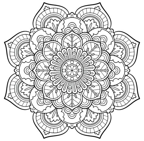 kaleidoscope coloring pages