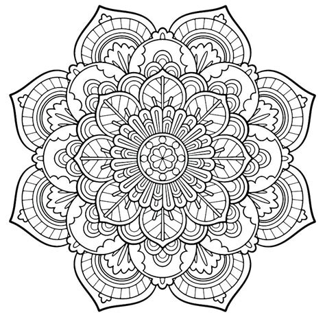 kaleidoscope coloring pages