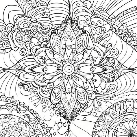 kaleidoscope coloring pages pdf