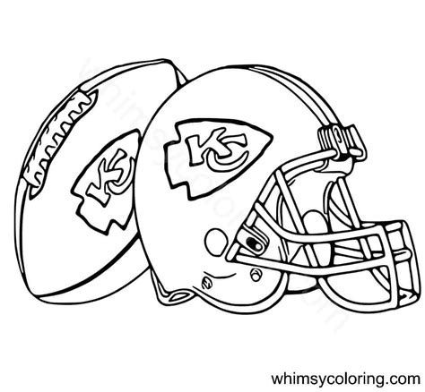 kansas city chiefs chiefs coloring pages