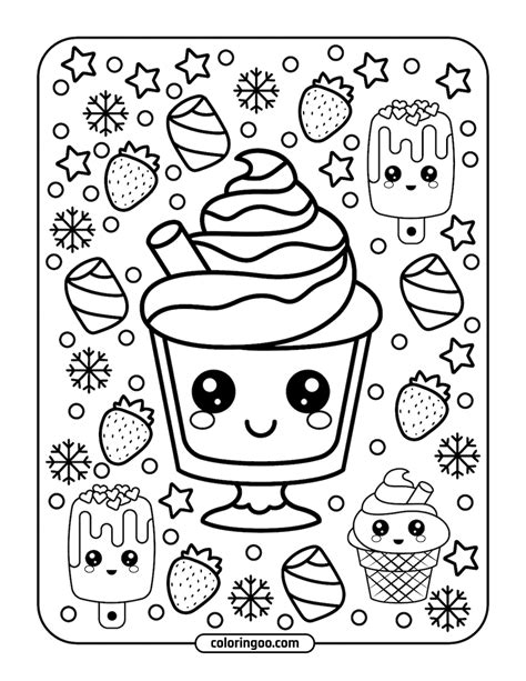 kawaii coloring sheets