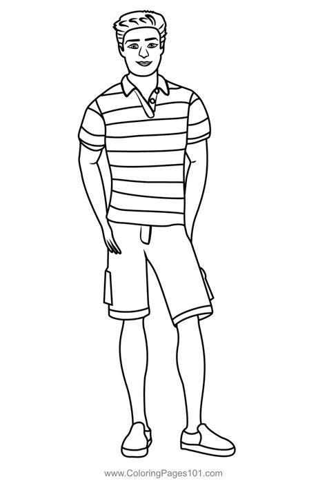 ken coloring pages