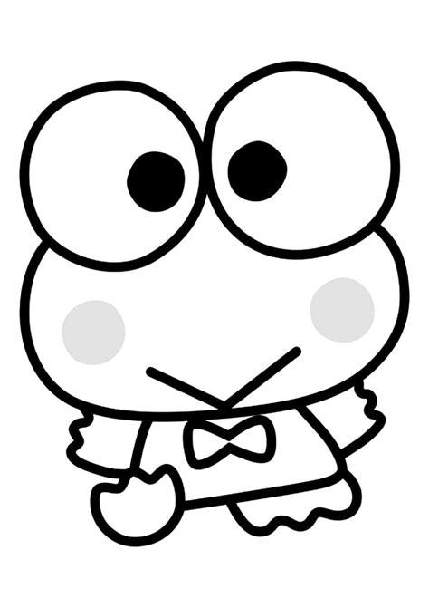 keroppi coloring pages