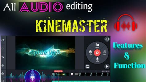 Kinemaster audio features