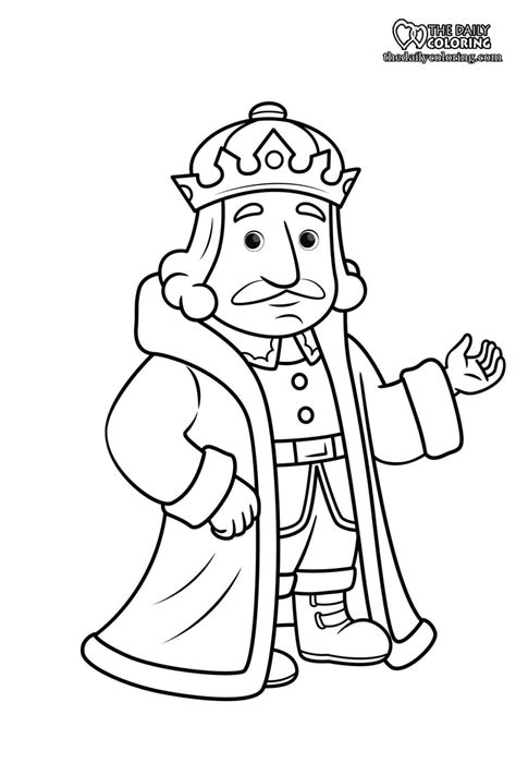 king coloring pages