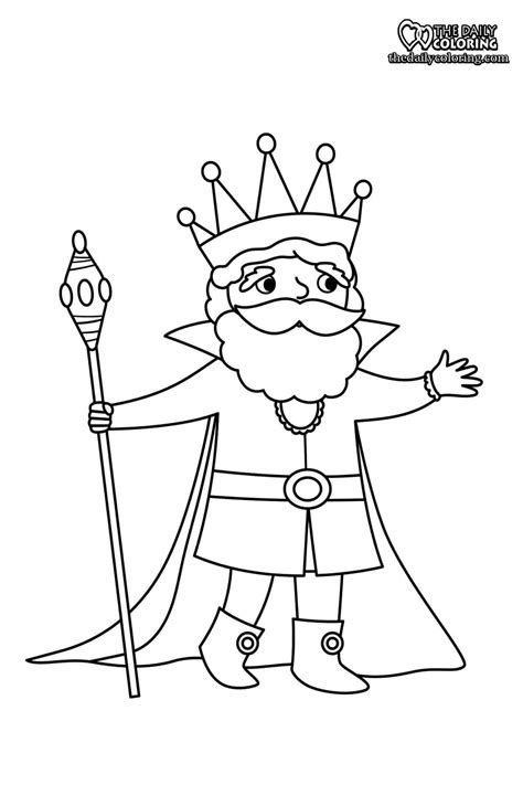 king coloring pages