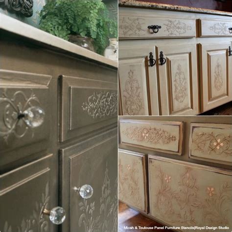 kitchen cabinet stencils