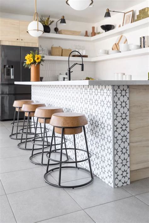 kitchen island tile ideas
