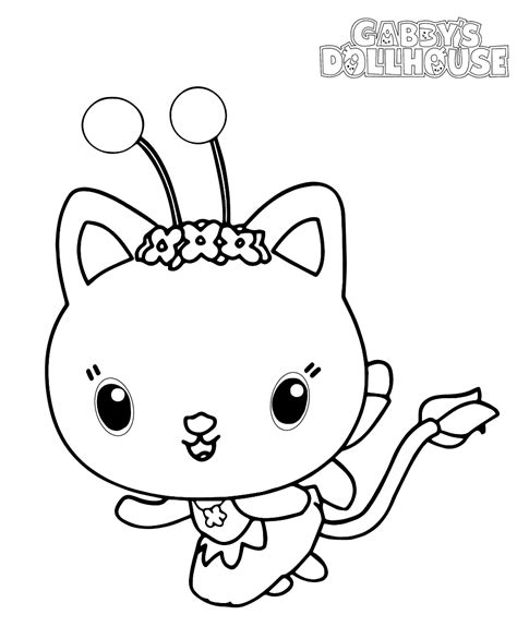 kitty fairy coloring pages
