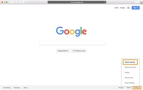 Klik Save di Google Search Settings