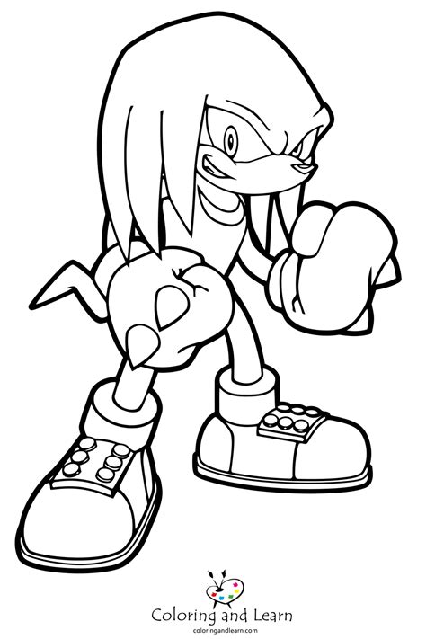 knuckle coloring pages