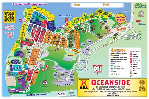 koa campgrounds near me map