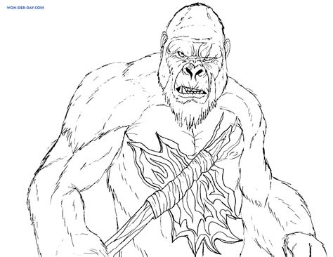 kong coloring pages