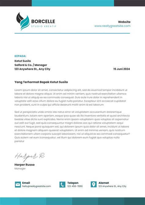 Kop Surat Profesional