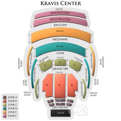 Kravis Center Seating Chart