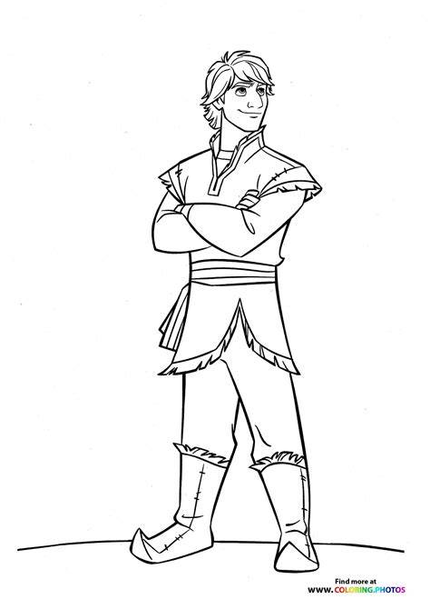 kristoff coloring pages