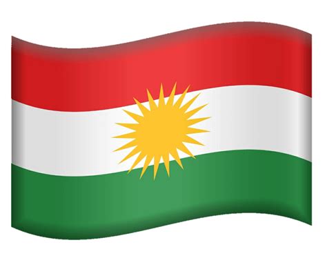 kurdistan flag emoji