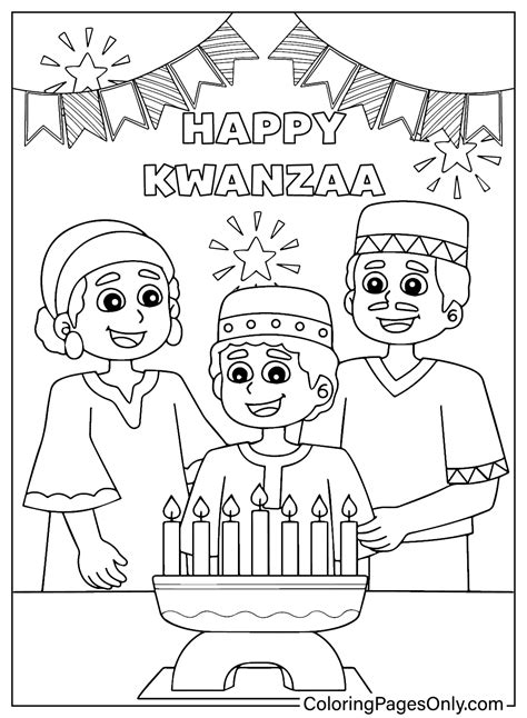kwanzaa coloring pages