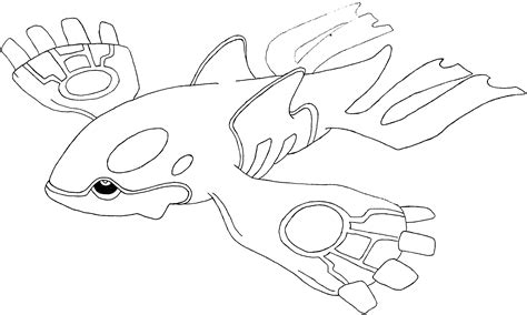kyogre pokemon coloring pages