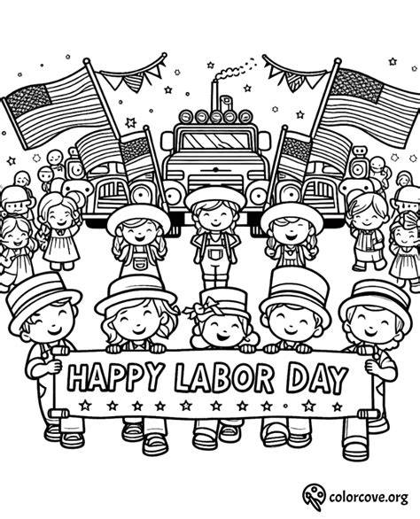 labor day printable coloring pages