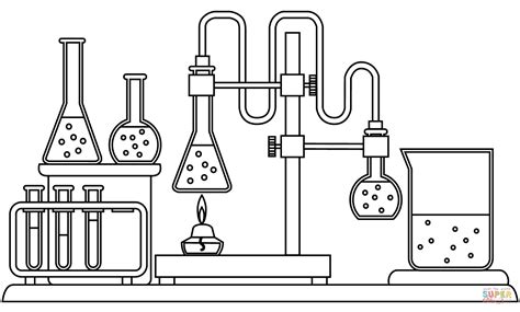 laboratory coloring pages