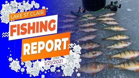 Lake St. Clair Fishing Report Techniques