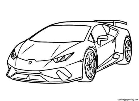 lambo coloring pages printable