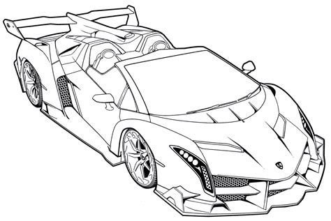 lamborghini printable coloring pages