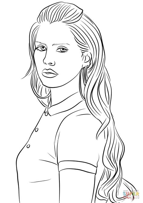 lana del rey coloring pages