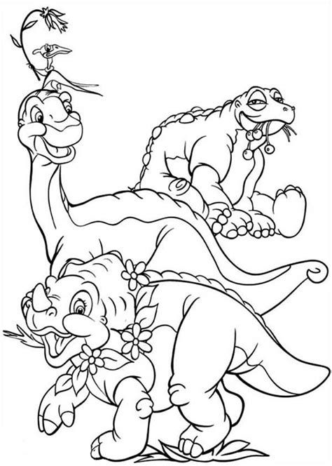 land before time coloring pages