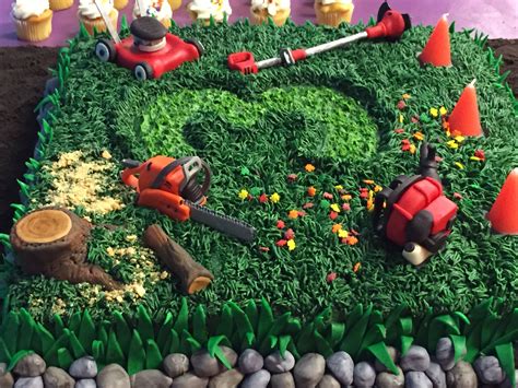 landscaping cake