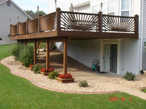 landscaping under deck