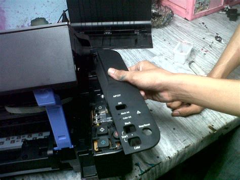 Langkah-langkah Memasang Infus pada Printer Canon MP237