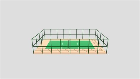 Lapangan Voli 3D