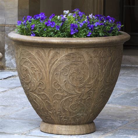 large decorative flower pots