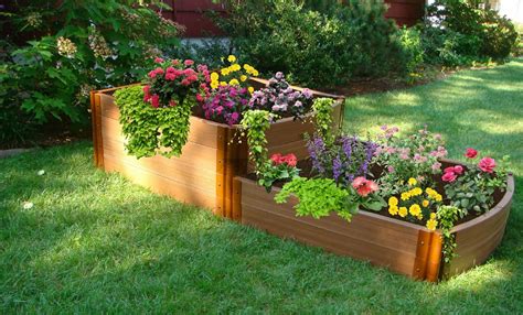 large raised garden bed