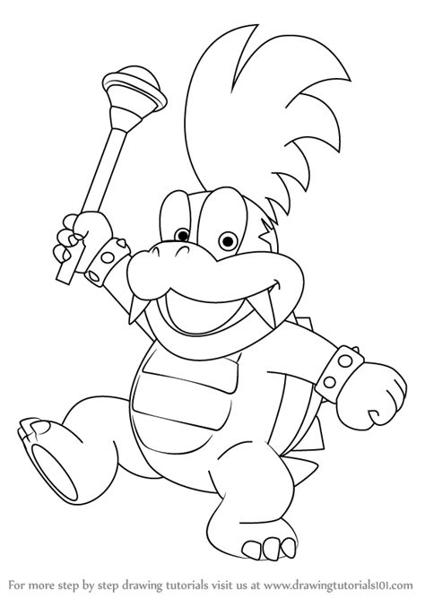 larry koopa coloring pages